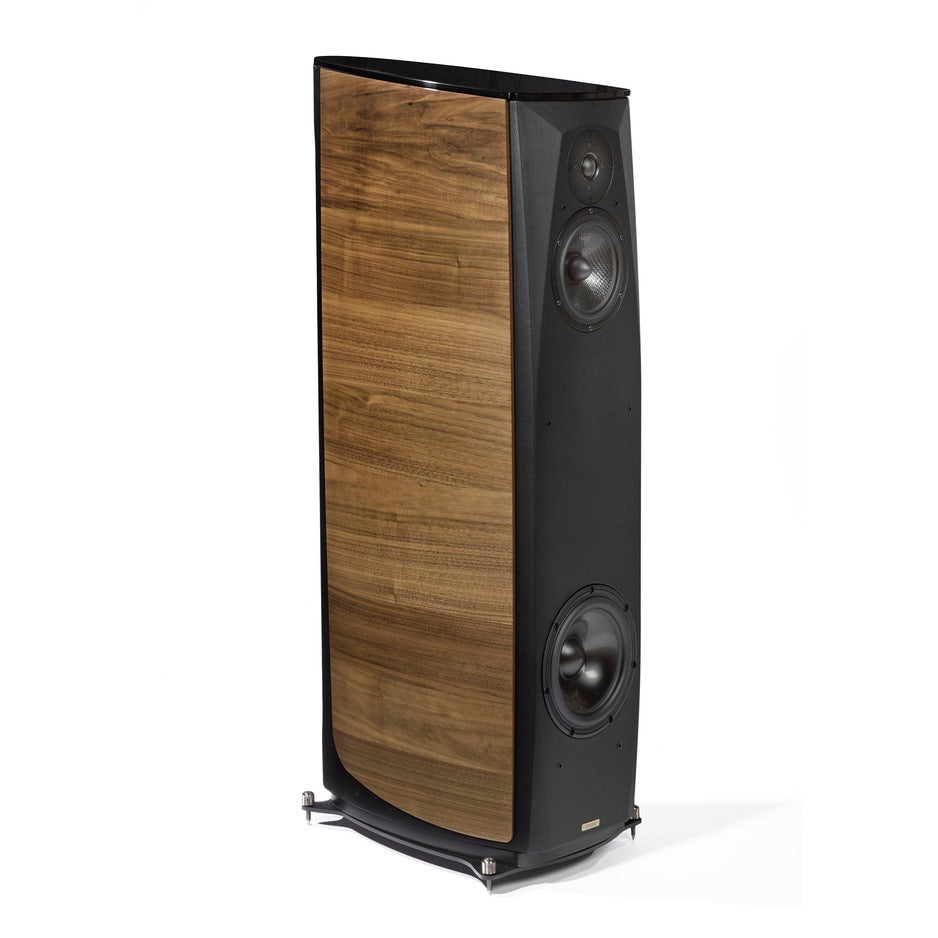 Opera Callas Diva Floorstanding Speaker front view Walnut finish
