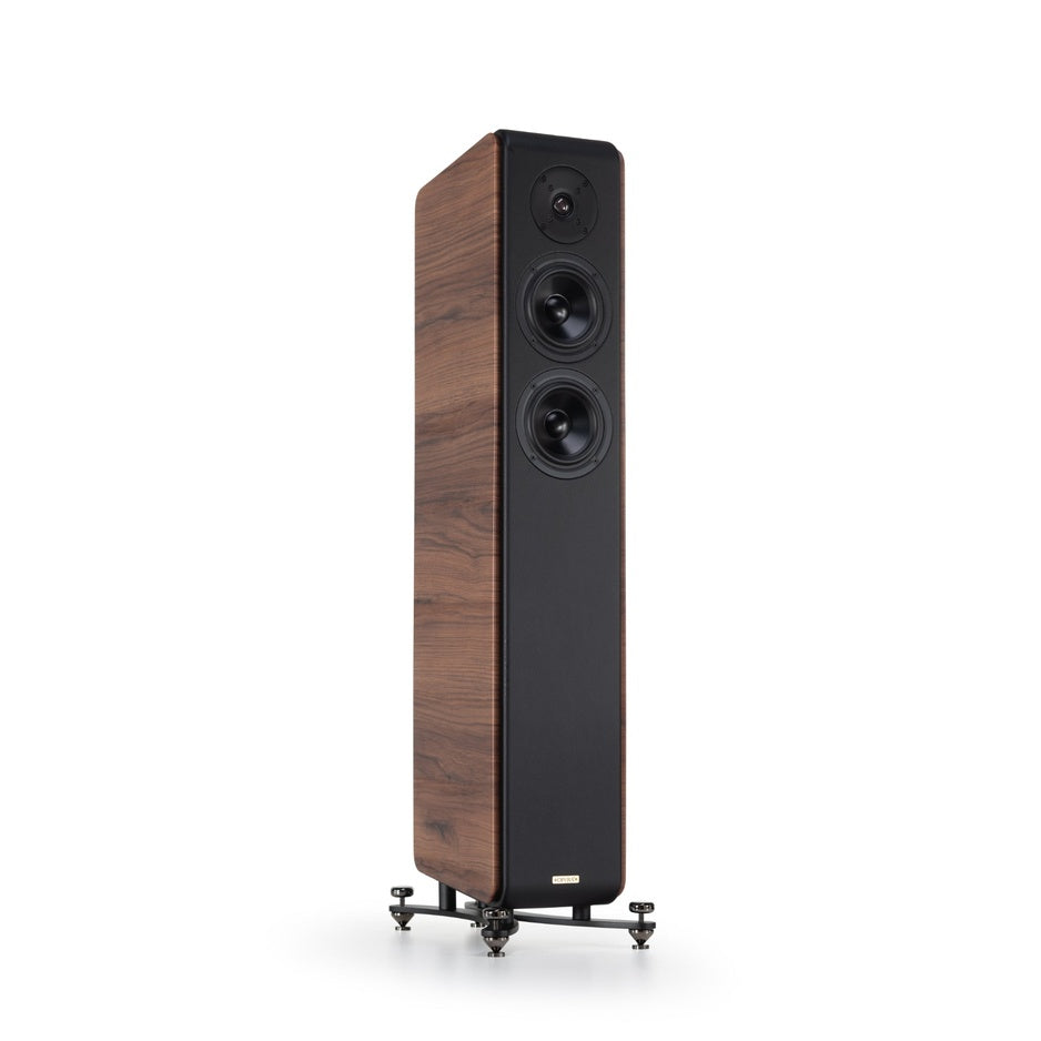 Opera Grand Mezza V2 Floorstanding Speaker angled view Rosewood finish
