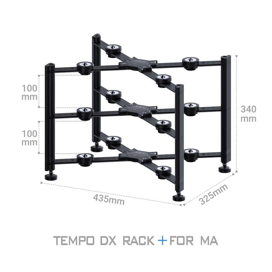 Matrix Audio Tempo DX+ Rack dimensions diagram