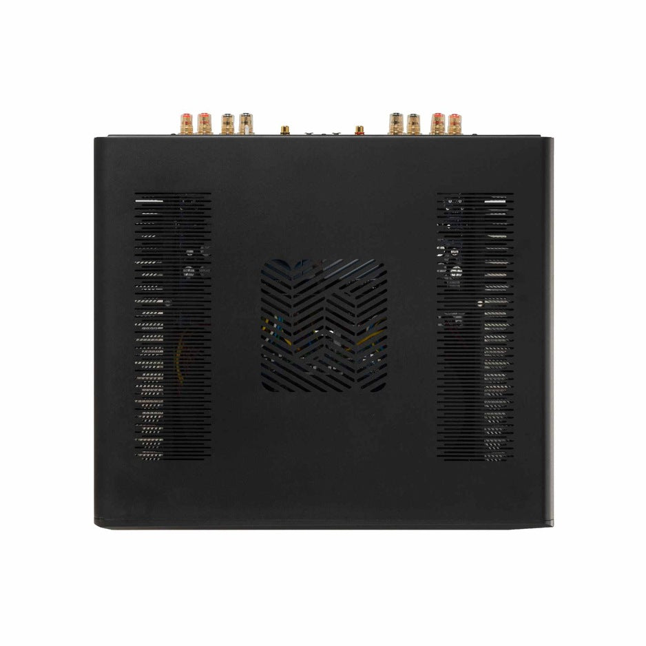 Unison Research Unico DM V2 top view showing diamond ventilation grille