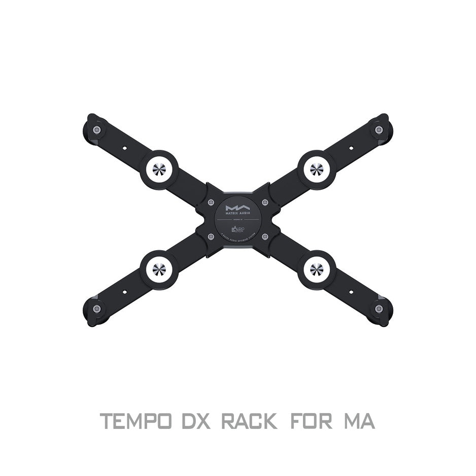 Matrix Audio Tempo DX isolation platform top-down view