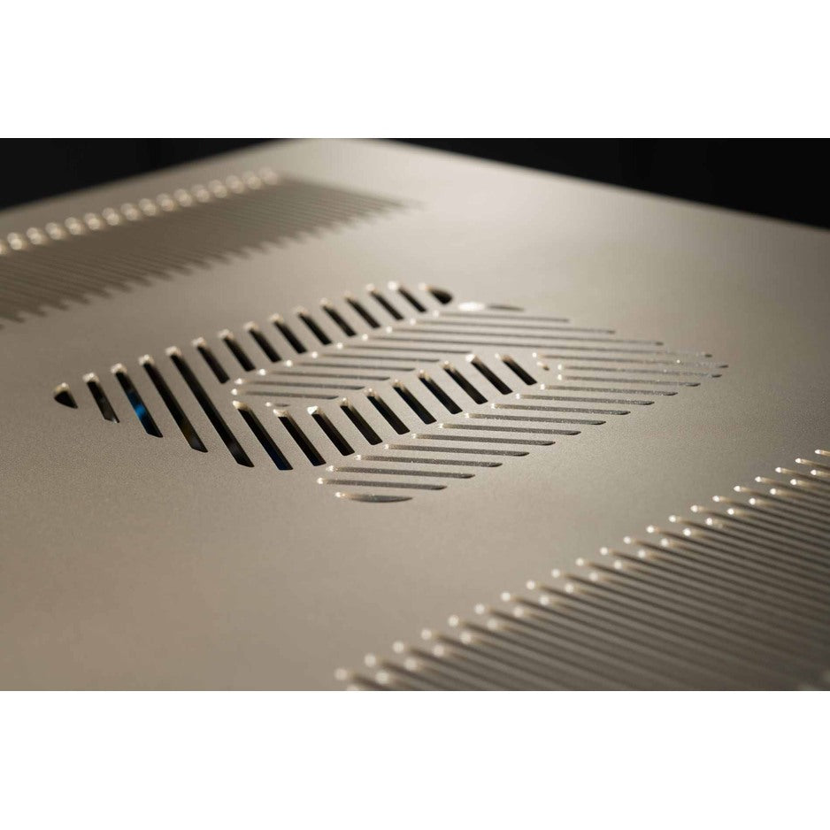 Unison Research Unico DM V2 Velvet Gold machined aluminum ventilation detail