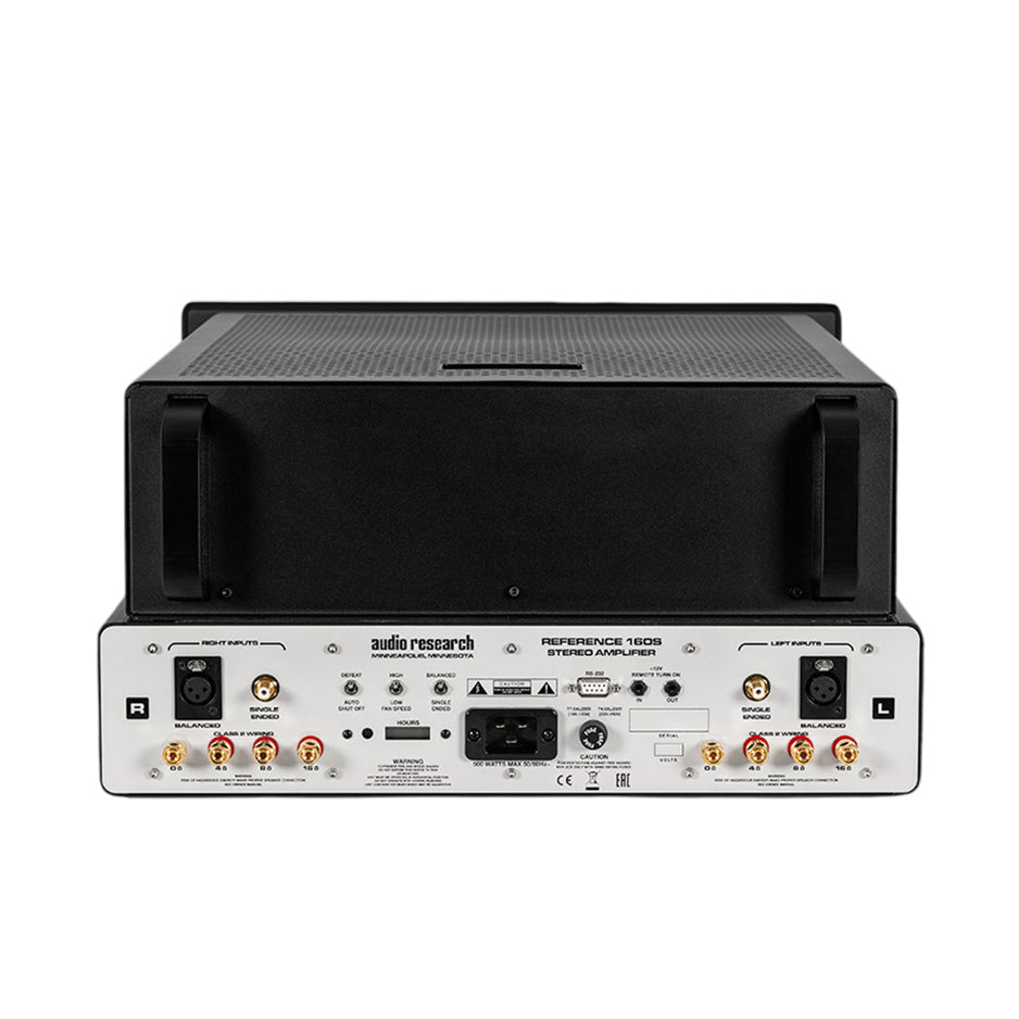 Audio Research Reference 160S Stereo Power Amplifier black back