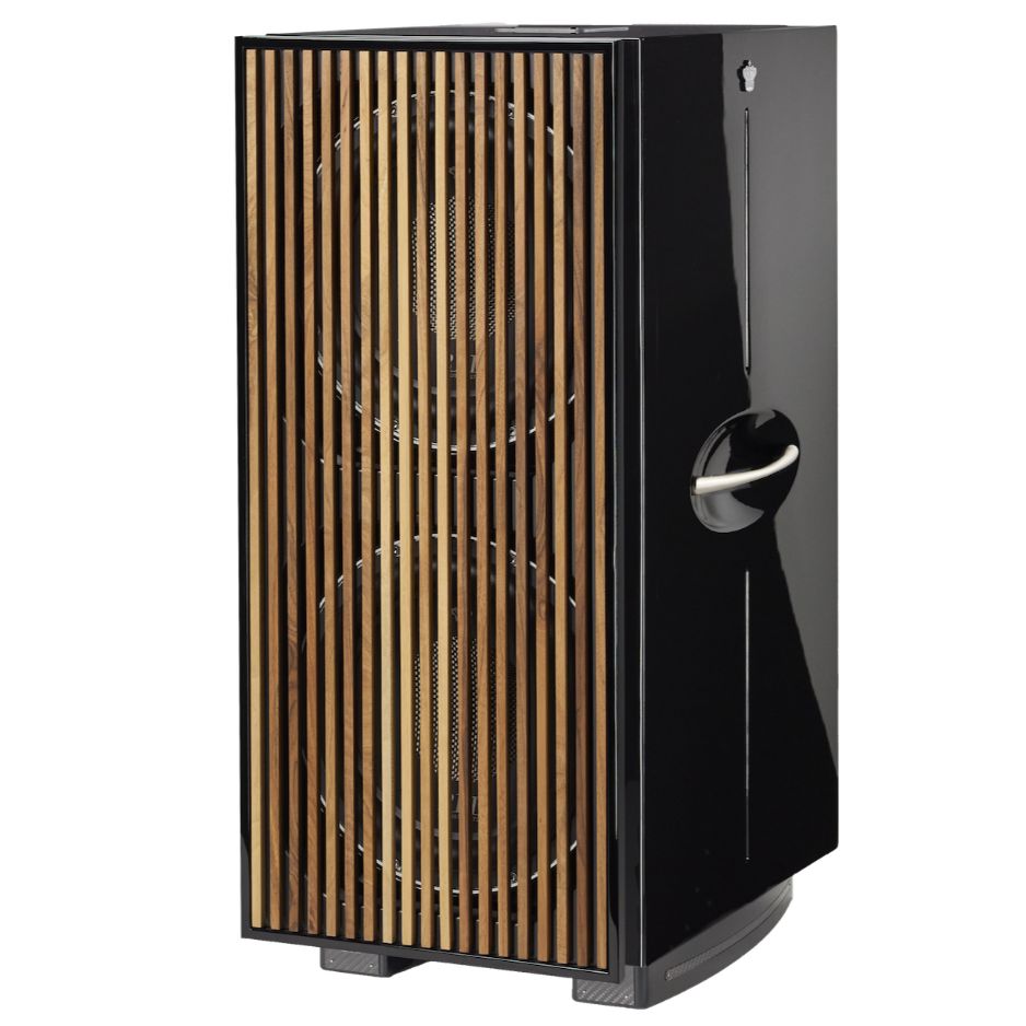 REL 212 Black Label Subwoofer with premium wood grill