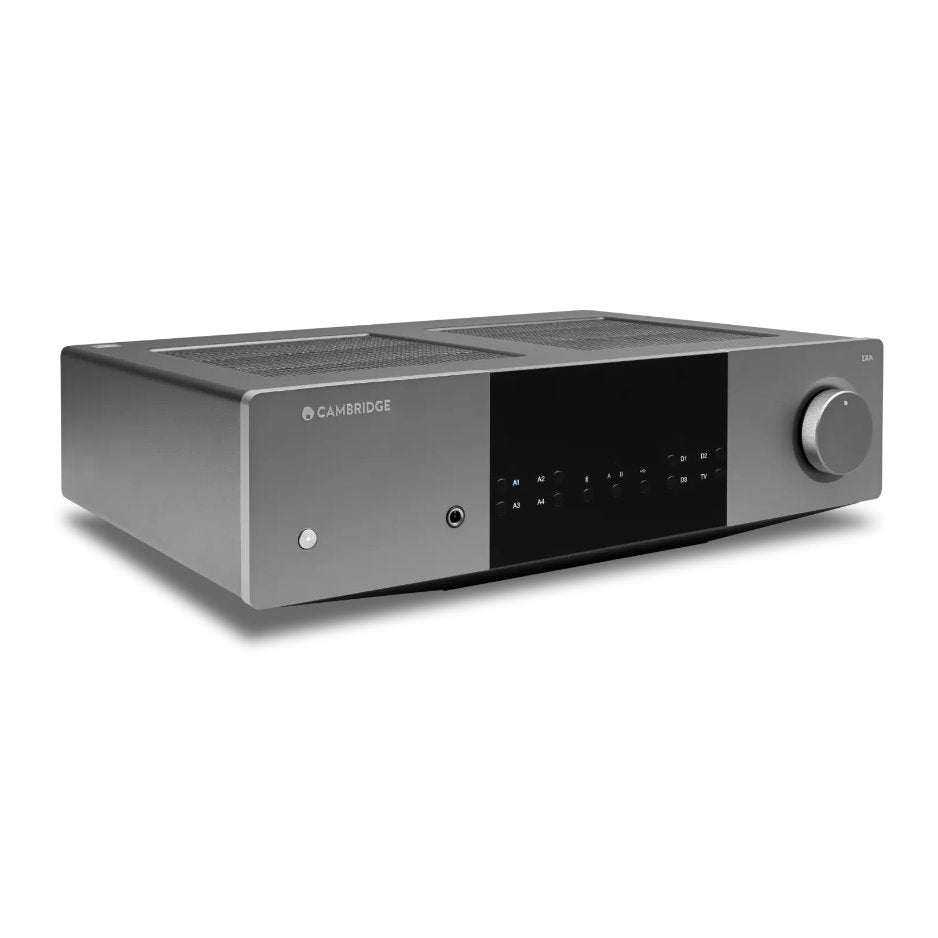 Cambridge Audio EXA100 Integrated Stereo Amplifier front angled