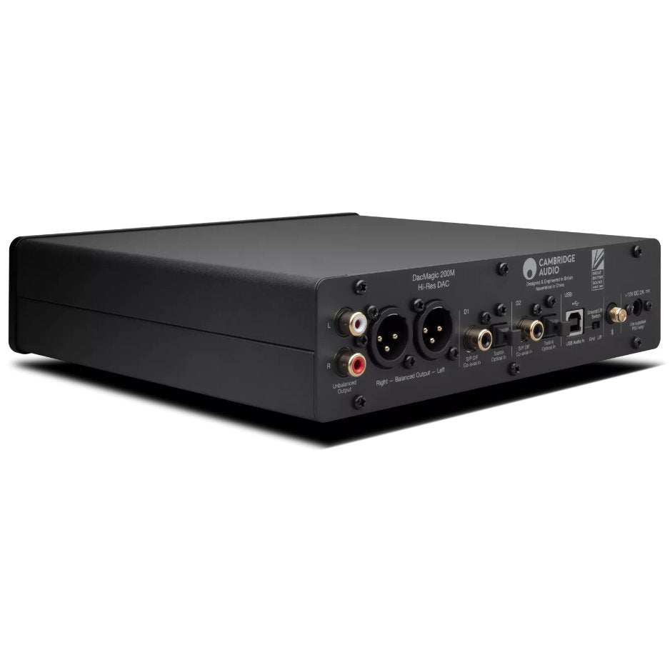 Cambridge Audio DacMagic 200M DAC and Headphone Amplifier black rear