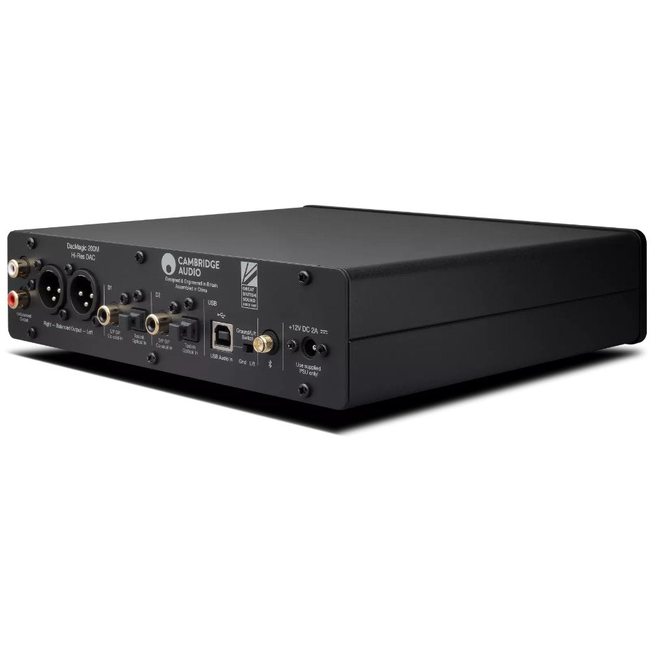 Cambridge Audio DacMagic 200M DAC and Headphone Amplifier black rear