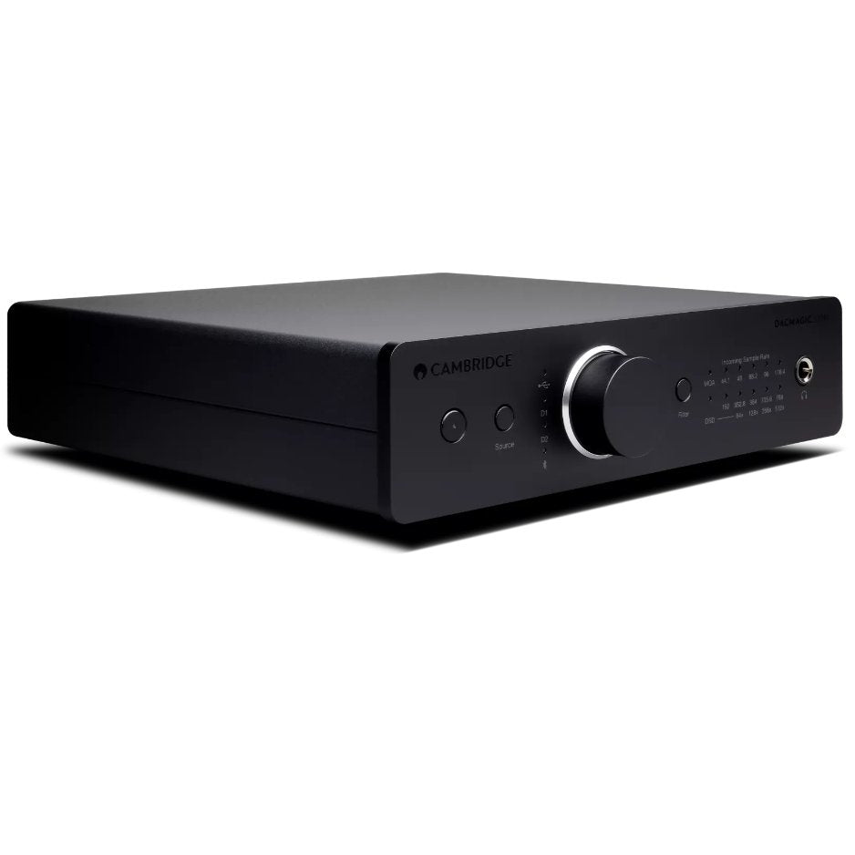 Cambridge Audio DacMagic 200M DAC and Headphone Amplifier black angled