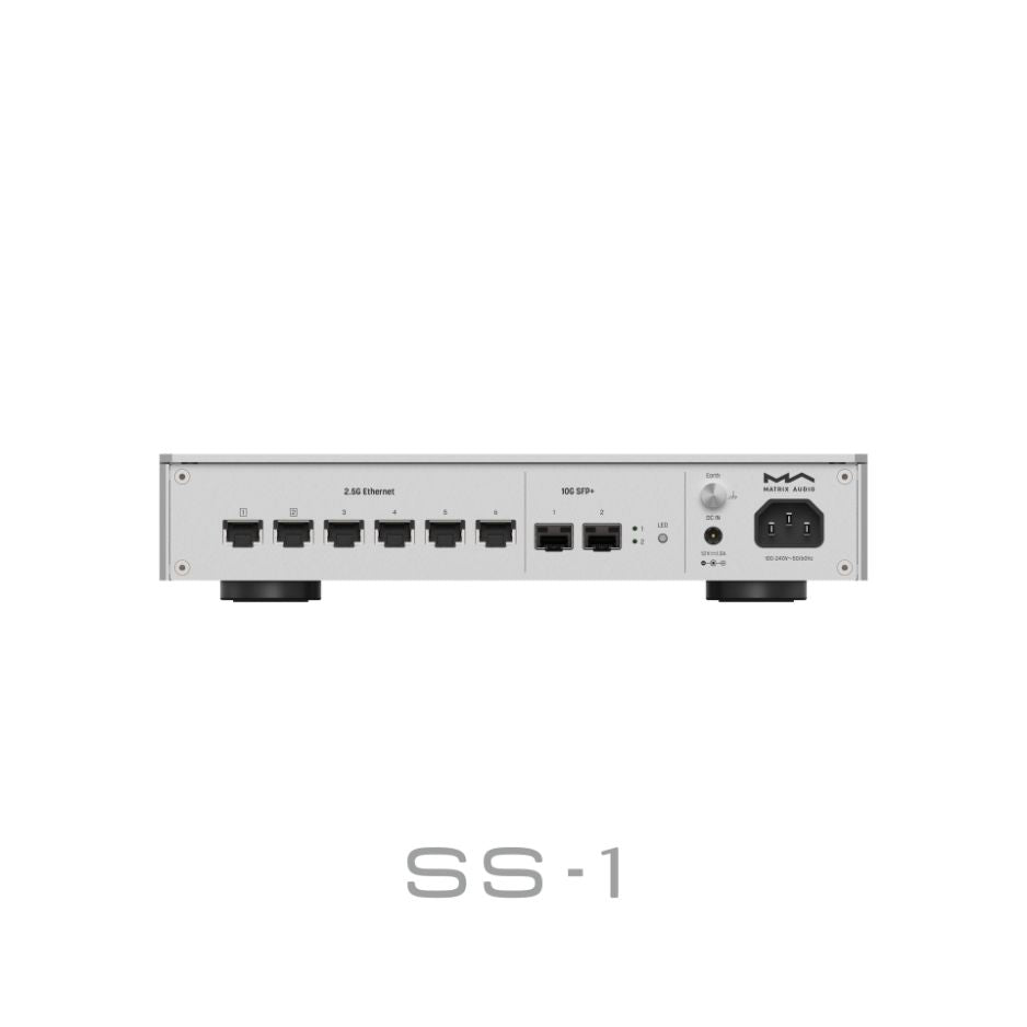 Matrix Audio SS-1 Audio Grade Network Switch rear