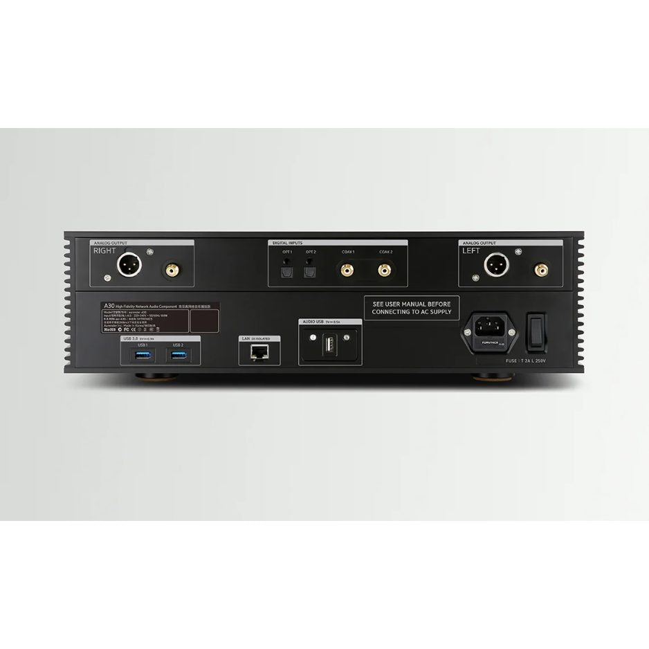 Aurender A30 Server | Streamer | MQA DAC | CD Ripper black back