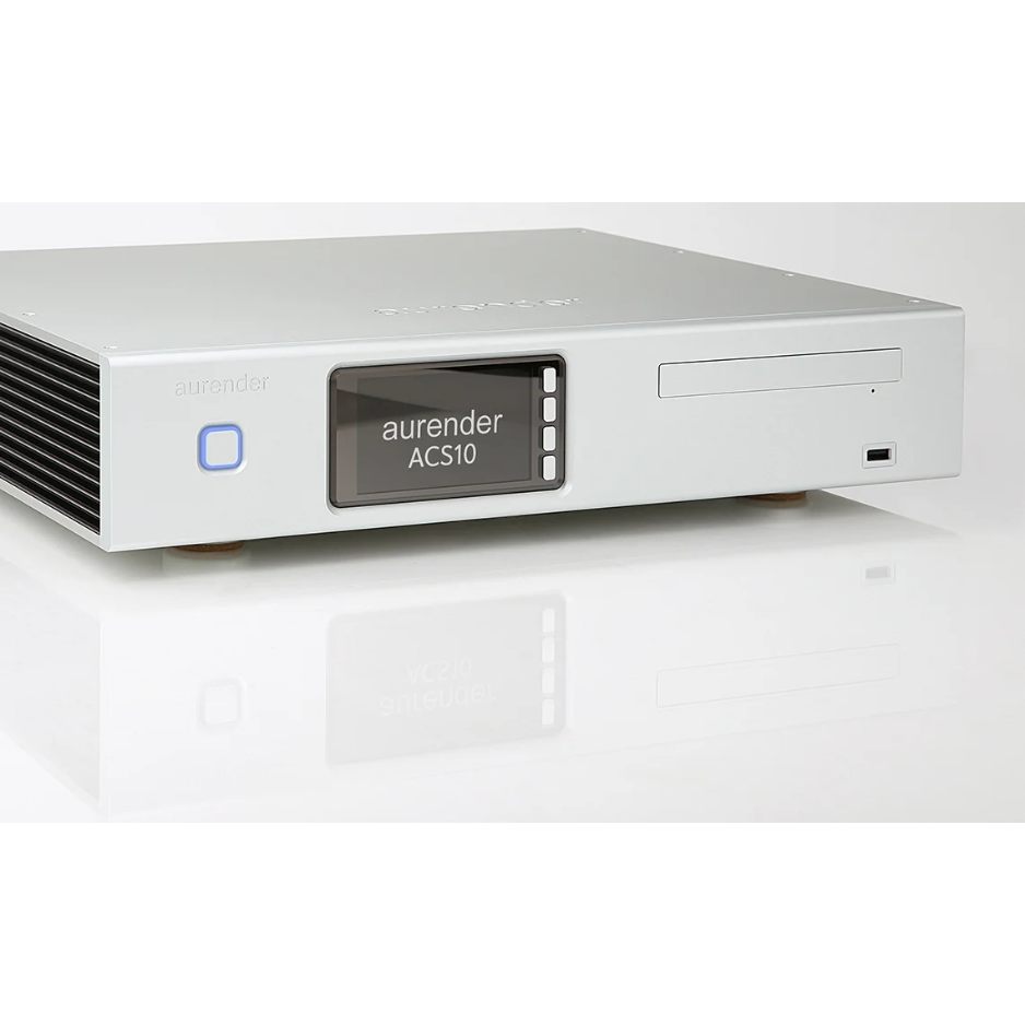 Aurender ACS10 CD Ripper | Music Server | Streamer silver side