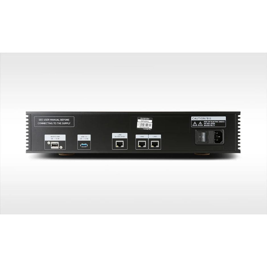 Aurender ACS10 CD Ripper | Music Server | Streamer black back