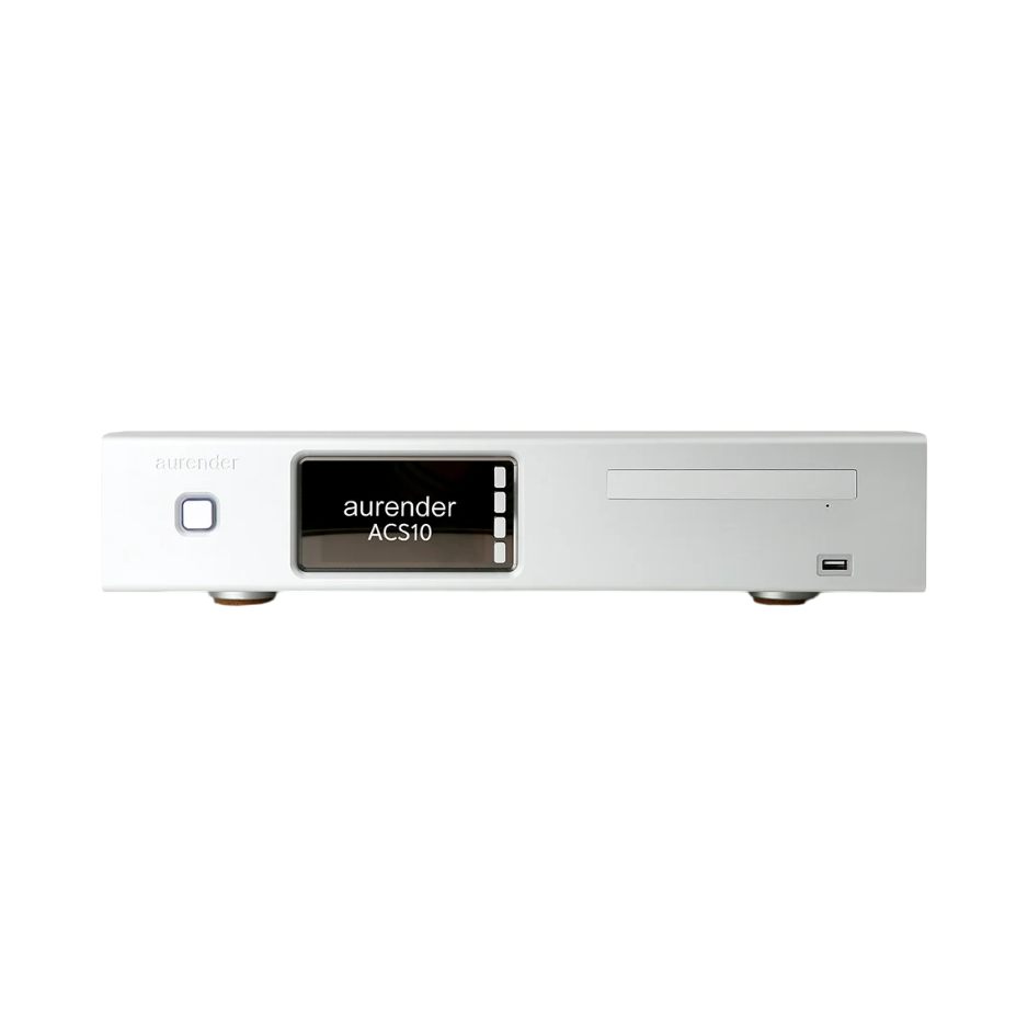 Aurender ACS10 CD Ripper | Music Server | Streamer silver front