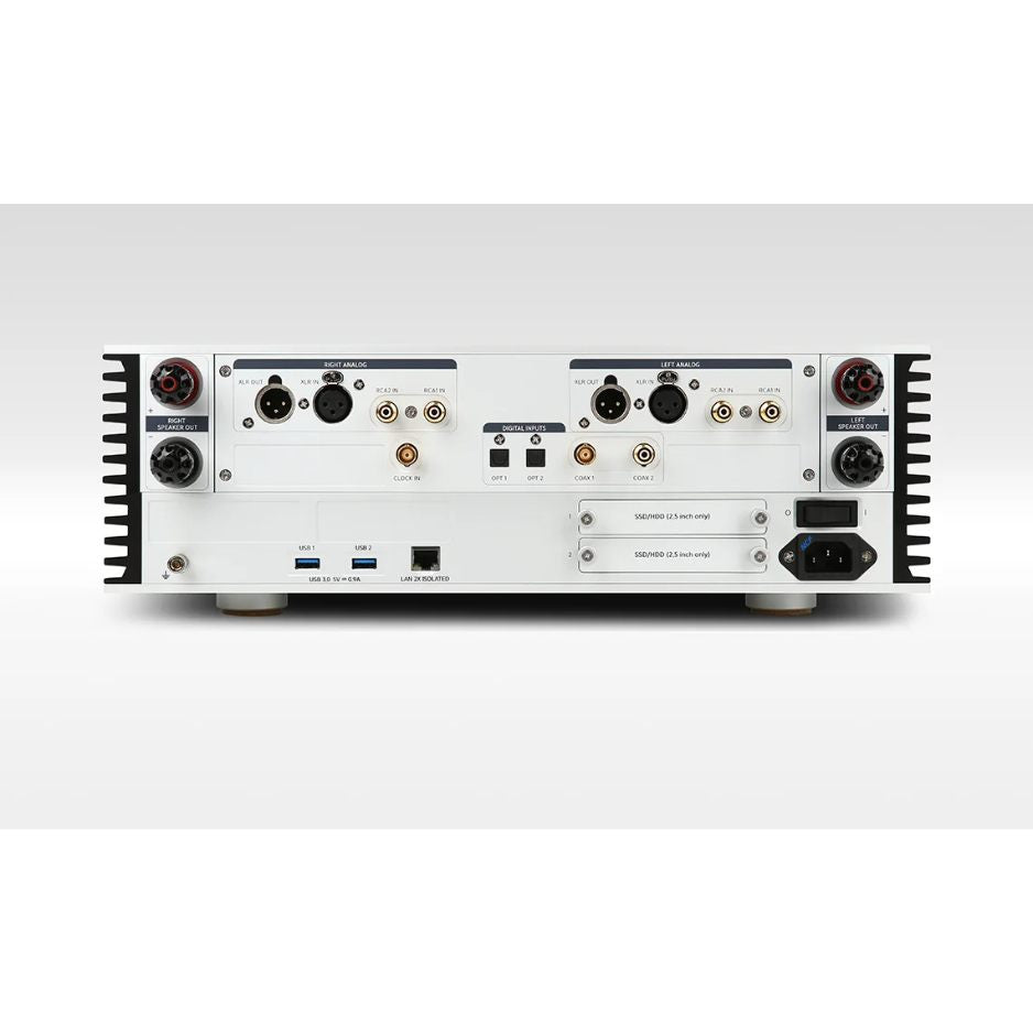 Aurender AP20 All-In-One Server | Streamer | Integrated Amp silver back