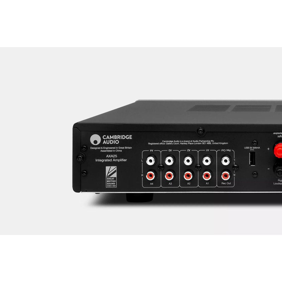 Cambridge Audio AXA25 Integrated Stereo Amplifier rear