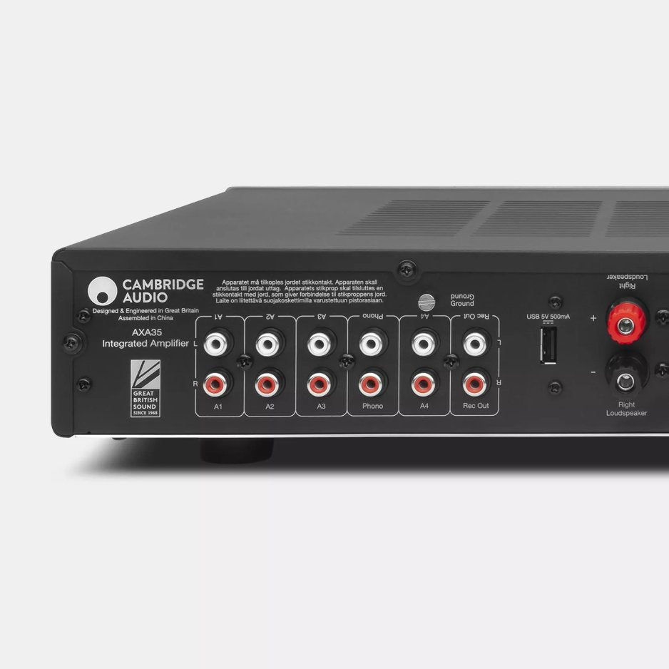Cambridge Audio AXA35 Integrated Stereo Amplifier with (Built-in) Phono-Stage rear