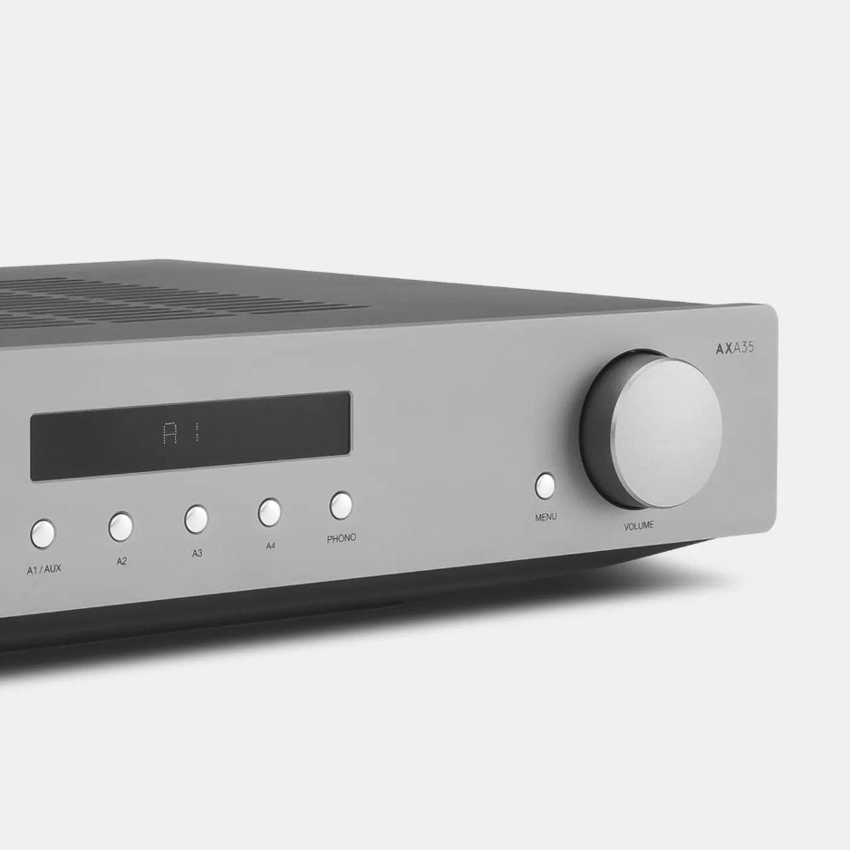 Cambridge Audio AXA35 Integrated Stereo Amplifier with (Built-in) Phono-Stage front details