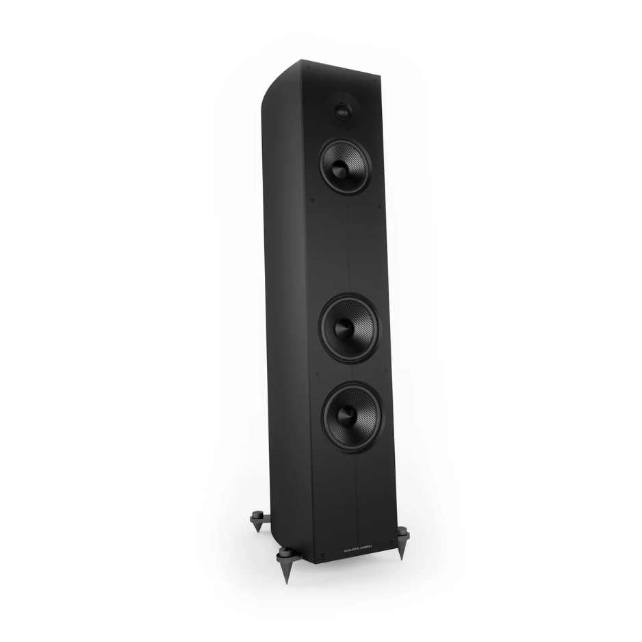 Acoustic Energy Corinium Matte Black no grill front View
