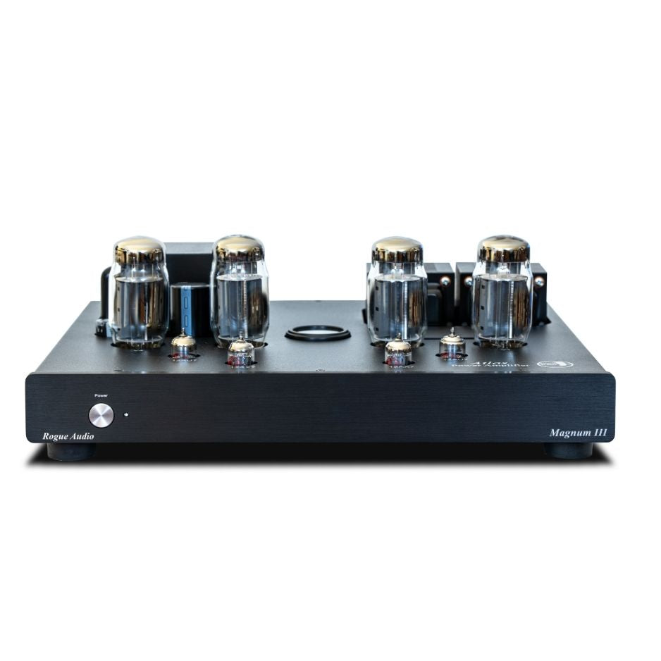 Rogue Audio Atlas Magnum III Power Amplifier black front
