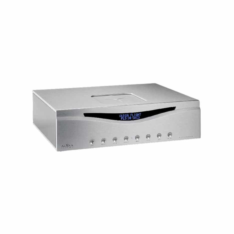 Audia Flight FLS20 SACD Player Silver front View