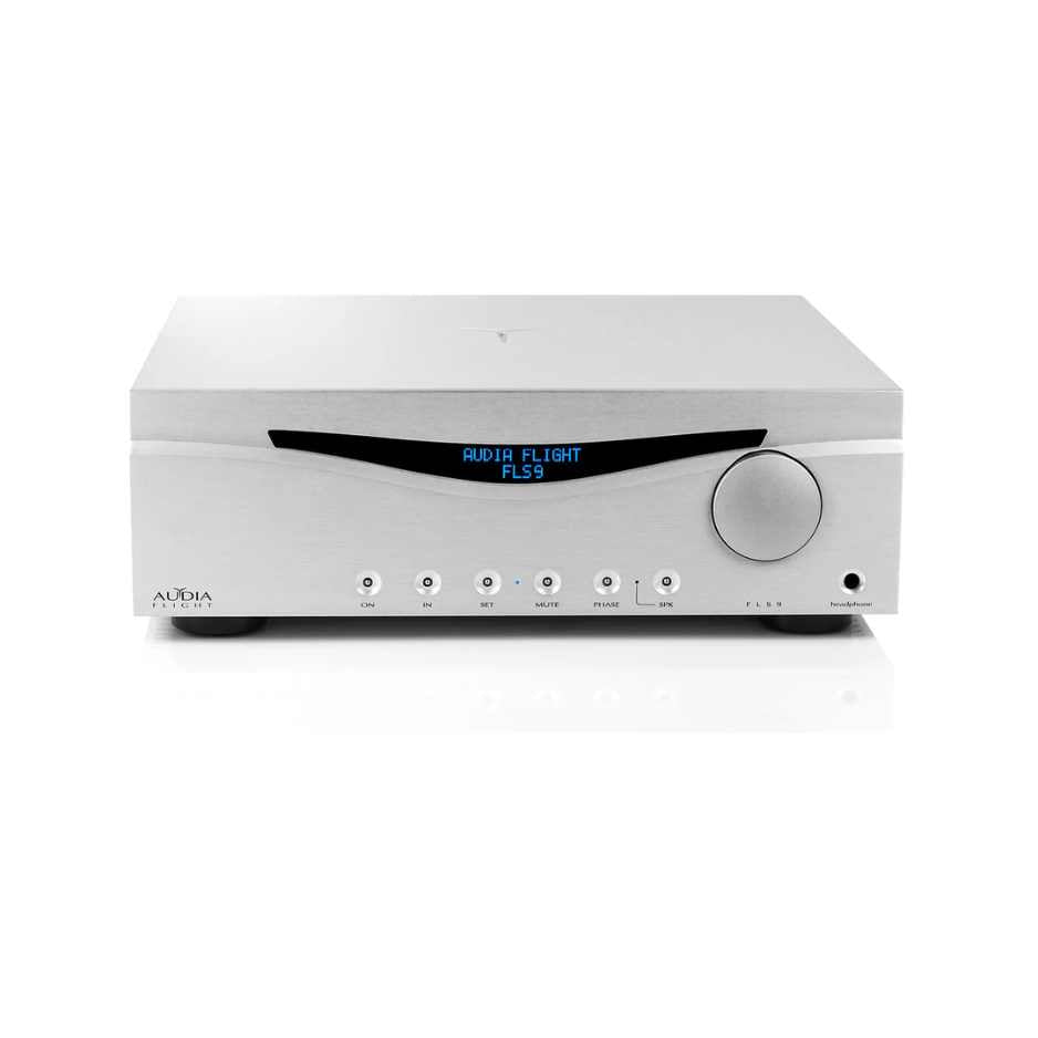 Audia Flight FLS9 Fully Balanced Integrated Amplifier Silver Front