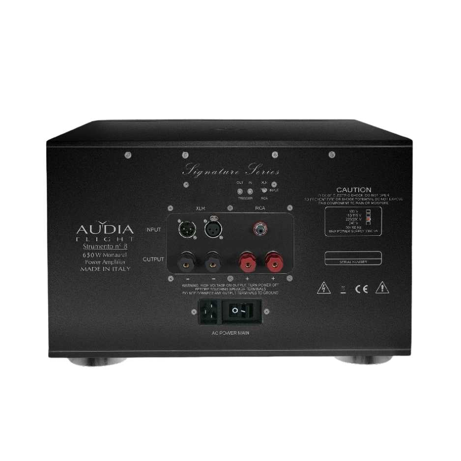 Audia Flight Strumento No8 Signature in Black Rear View