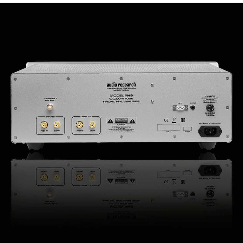 Audio Research PH9 Phono Stage - Rear Panel DarkBG
