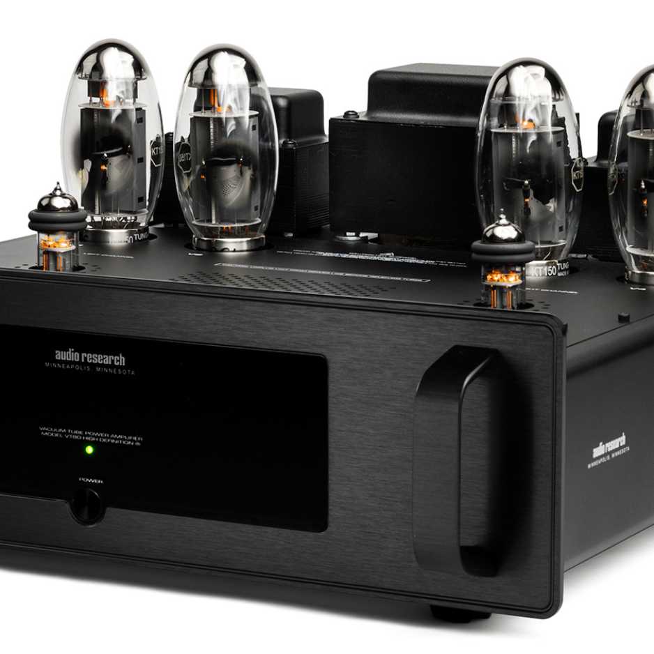 Audio Research VT80SE - Black Front Detail Uncovered