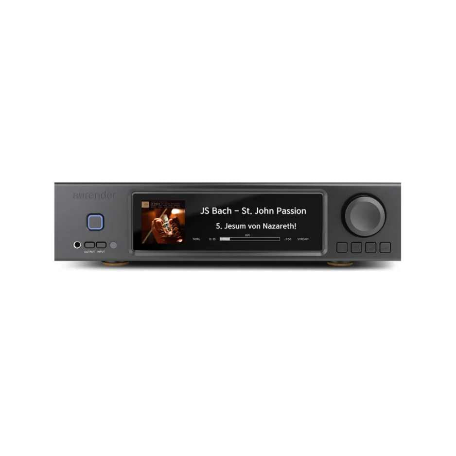 Aurender A20 Music Steamer Server DAC Black front view