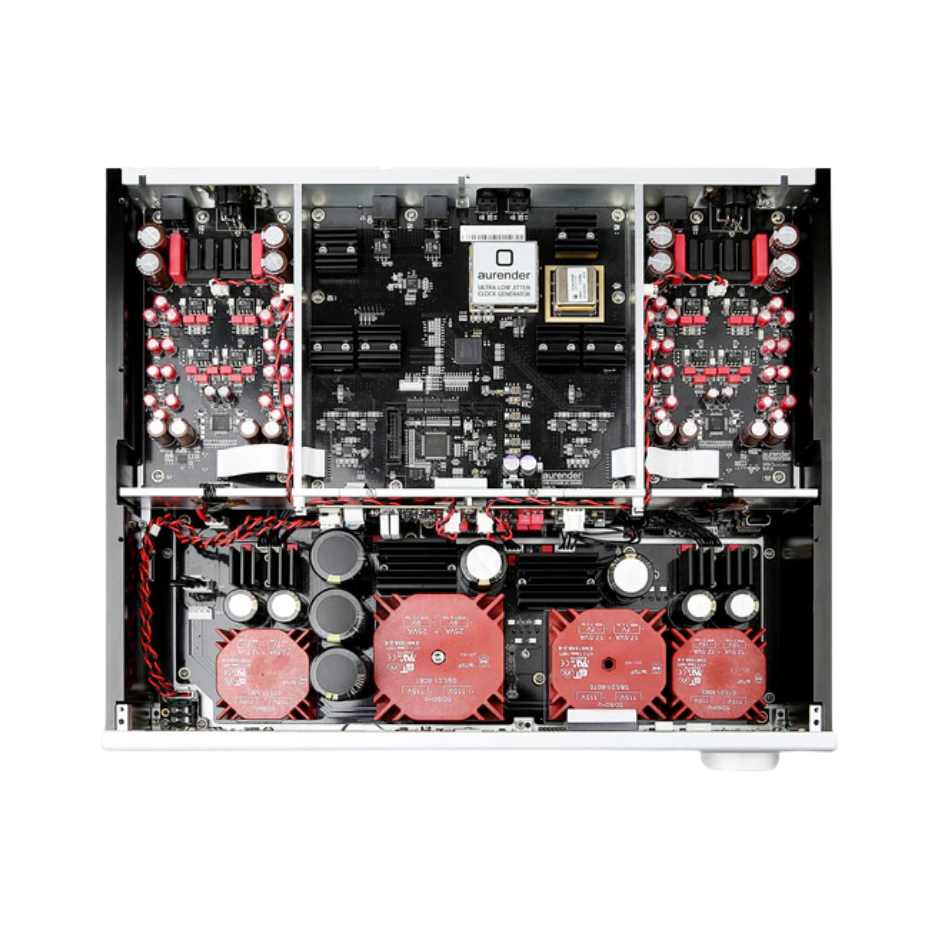 Aurender A20 Music Steamer Server DAC Internal View with the top off - woooohooo