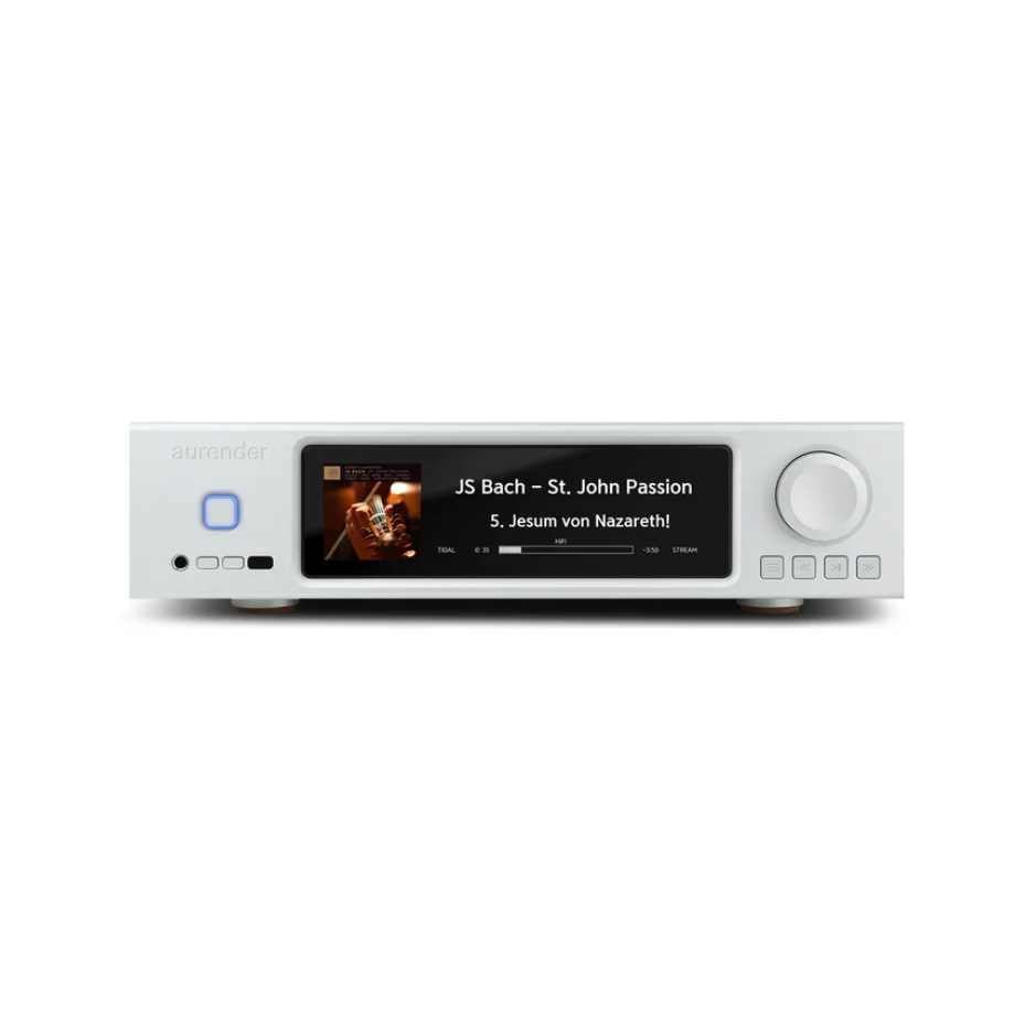 Aurender A20 Music Steamer Server DAC Silver front view