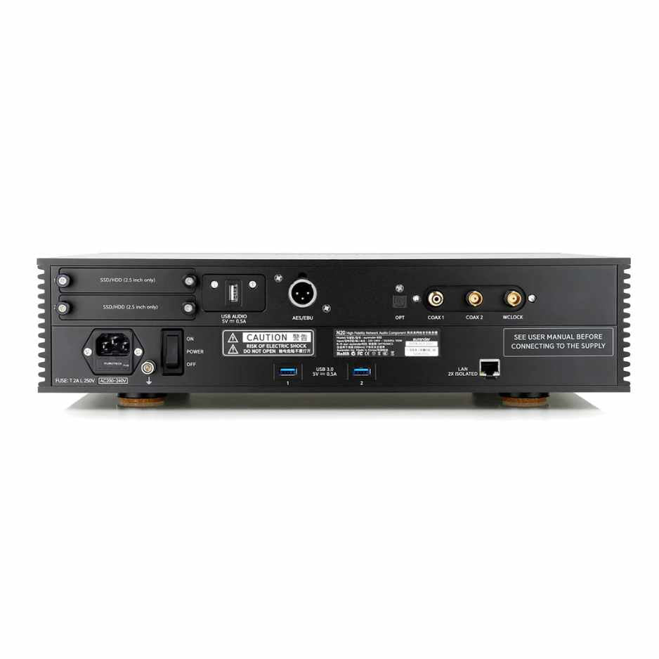 Aurender N20 Music Server and Streamer Black Back