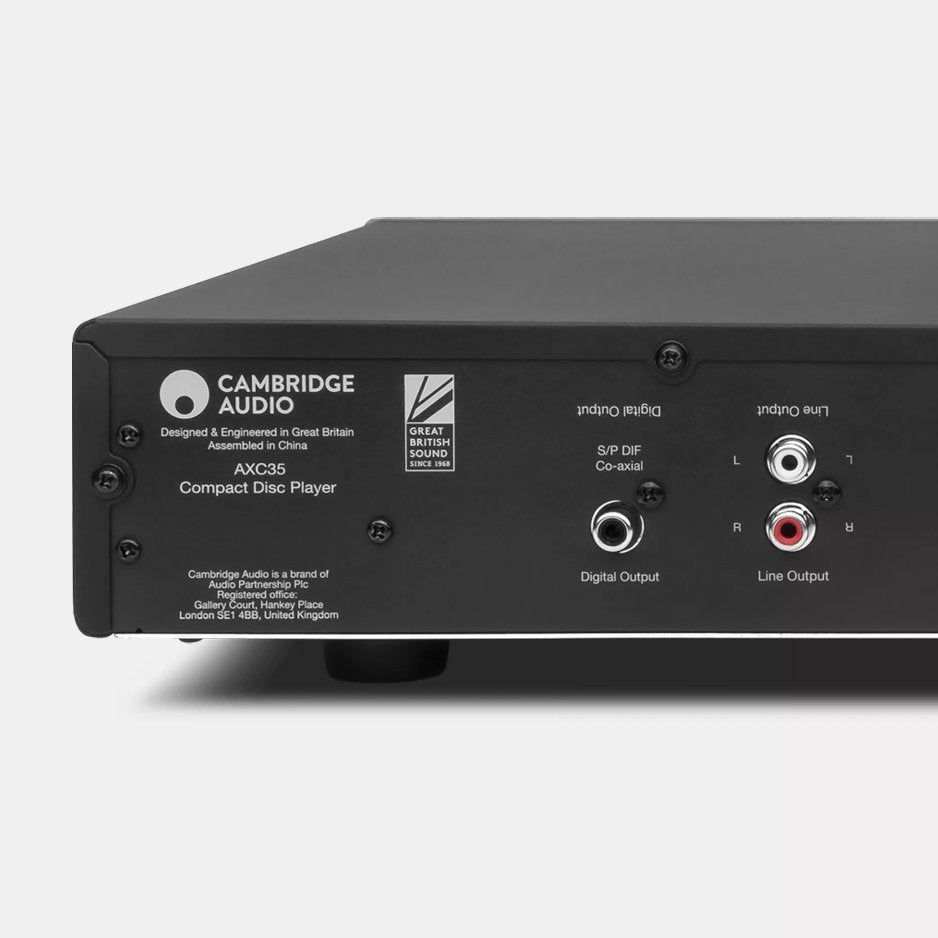 Cambridge Audio AXC35 CD Player rear ports