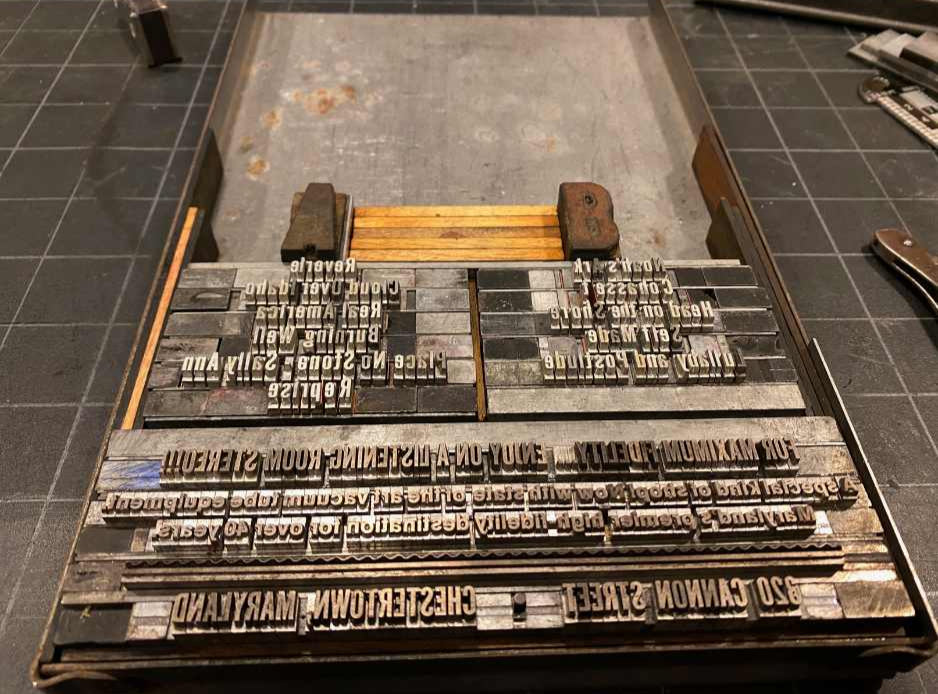 Custom printing press