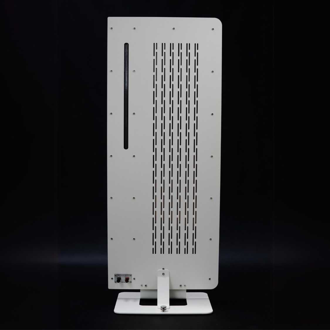 Diptyque DP115 Isodynamic Floorstanding Speakers - Rear White Solo