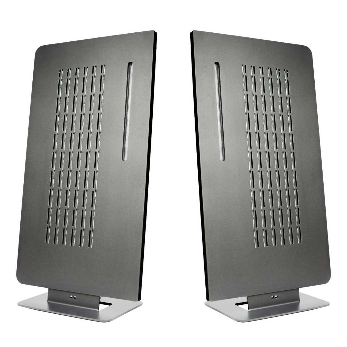 Diptyque DP85 Isodynamic Floorstanding Speakers - Angled Front Black Pair