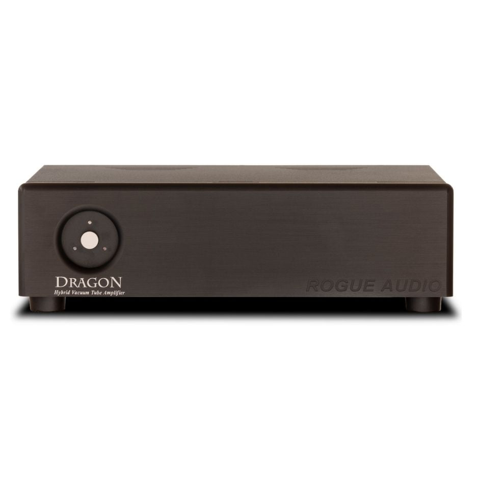 Rogue Audio DragoN Power Amplifer black front