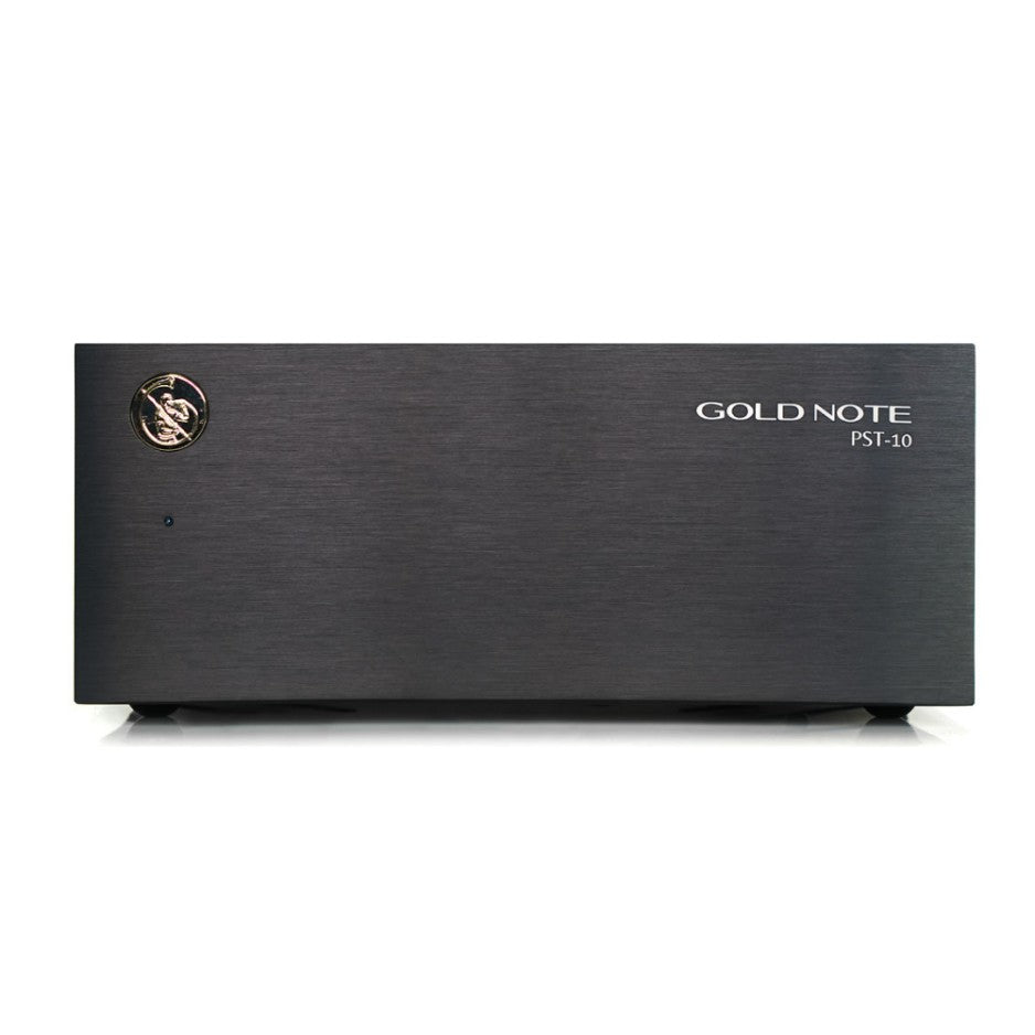 Gold Note PST-10 Turntable Power Supply black front view