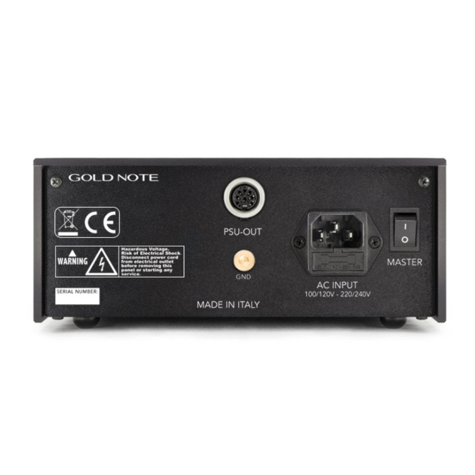 Gold Note PSU-10 Evo Power Supply black back view