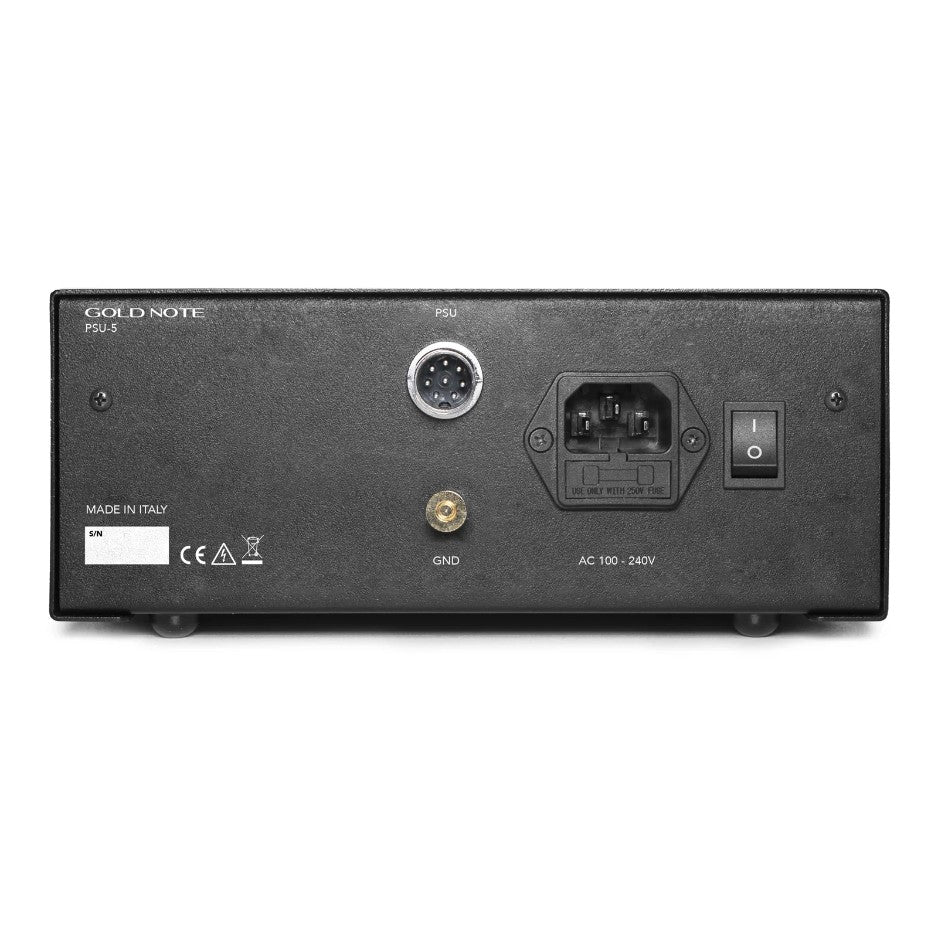 Gold Note PSU-5 Power Supply black back view