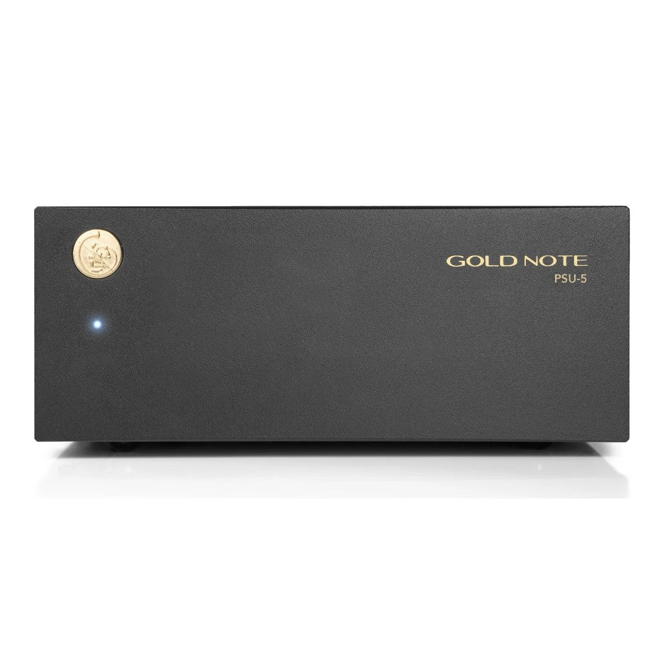 Gold Note PSU-5 Power Supply black front view