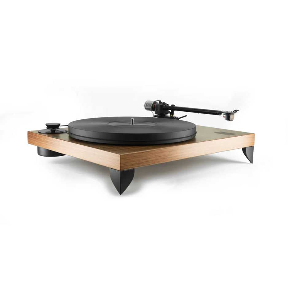 Gold Note Valore 425 Plus Turntable Italian Walnut side view