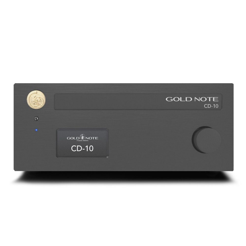 Gold Note CD-10 CD Player black front view