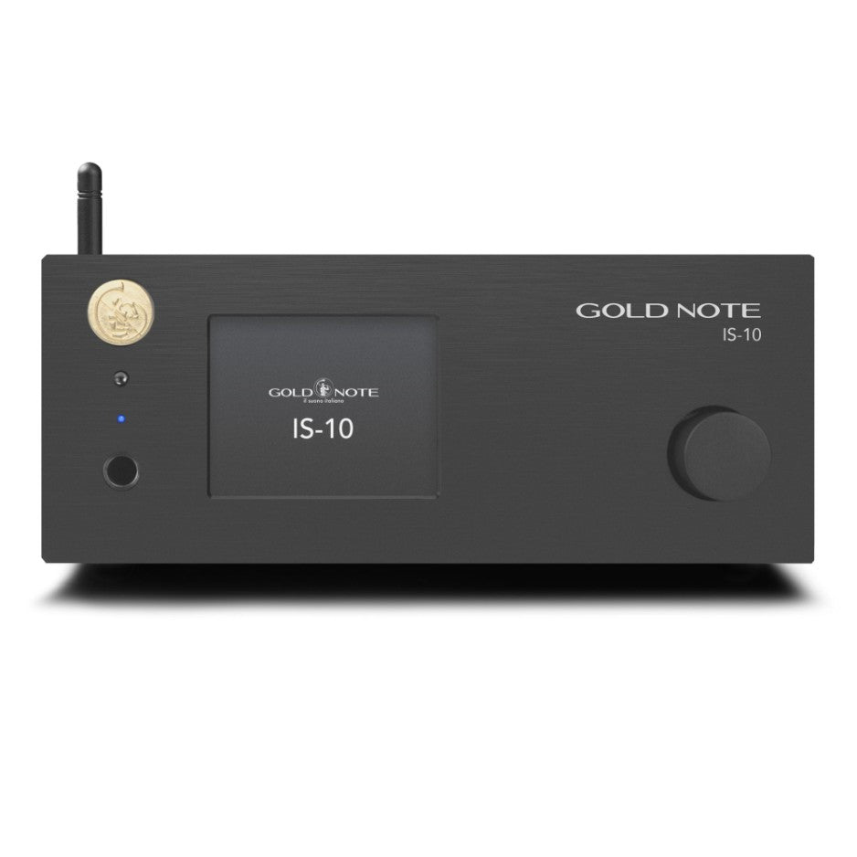 Gold Note IS-10 Integrated Amplifier black front