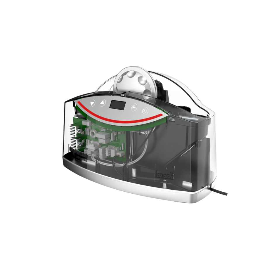 Knosti Disco-Antistat Ultrasonic 2.0 - Ultrasonic Record Washer internals see through - Vinyl Cleaner