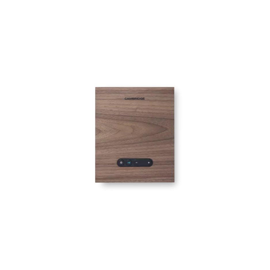 Cambridge Audio L/R M Versatile active stereo streaming speakers walnut top