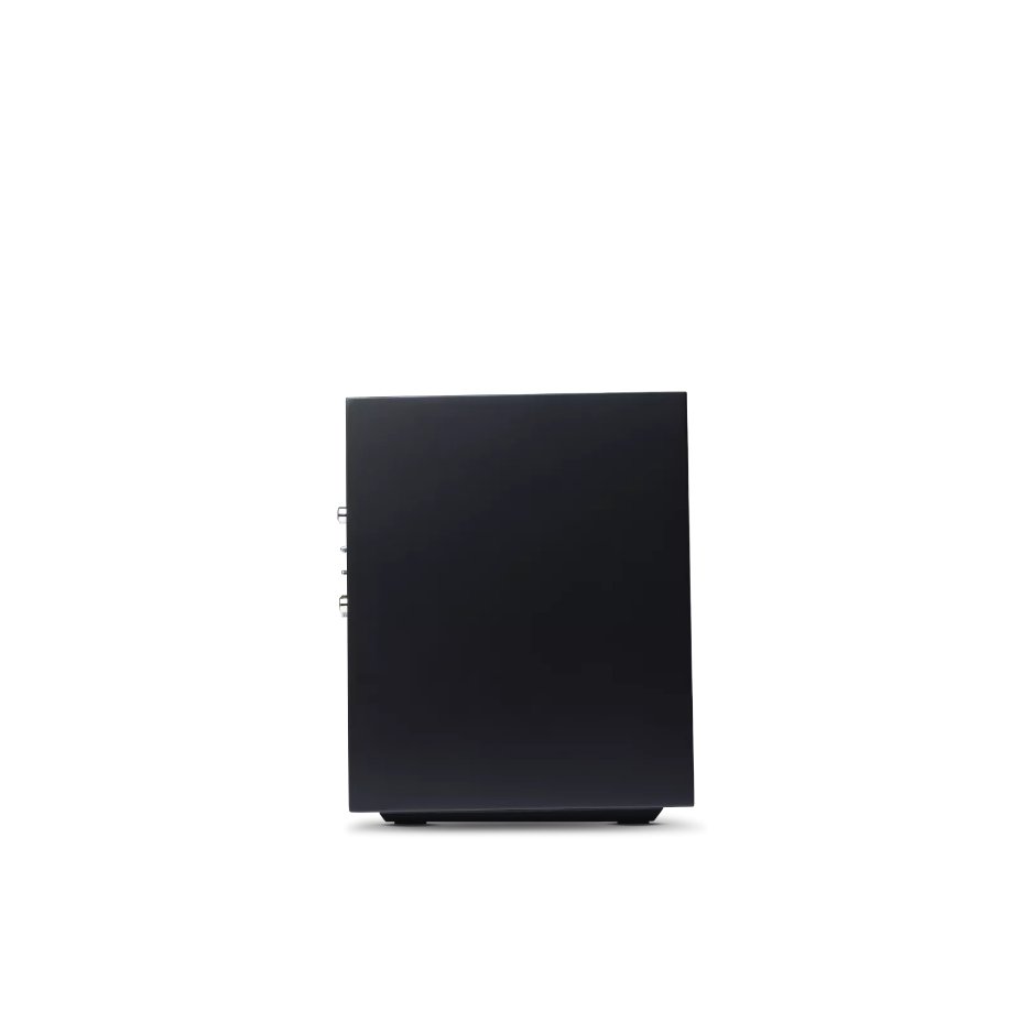 Cambridge Audio L/R S Compact active stereo speakers black side