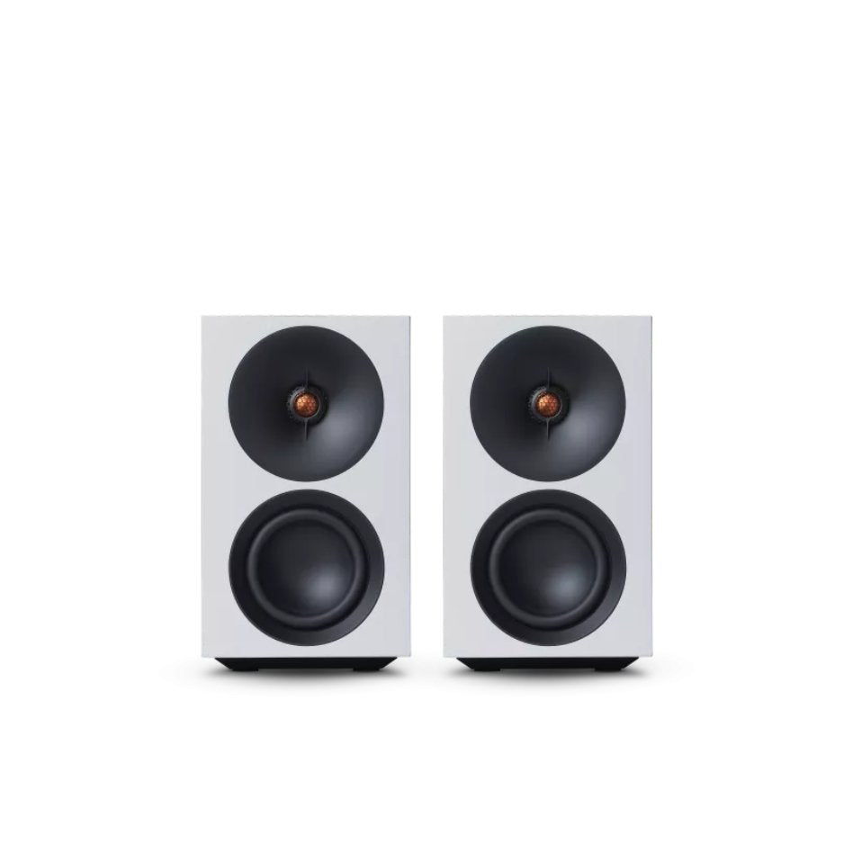 Cambridge Audio L/R S Compact active stereo speakers white pair
