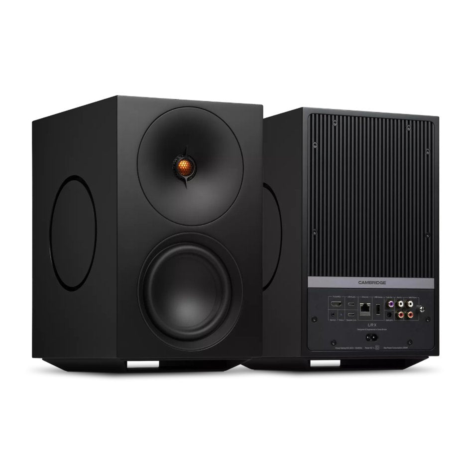 Cambridge Audio L/R X Advanced active stereo streaming speakers black