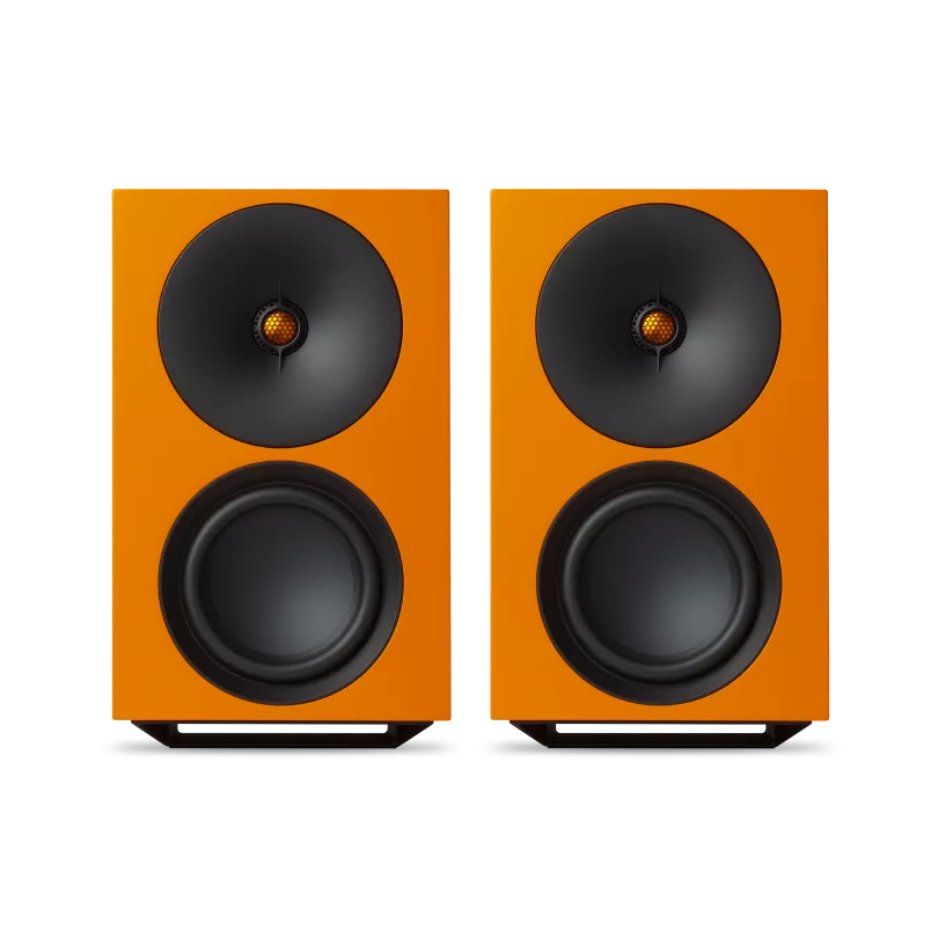Cambridge Audio L/R X Advanced active stereo streaming speakers orange